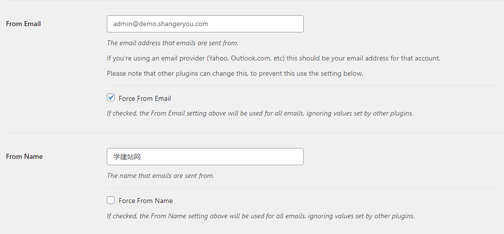 3 WP Mail SMT Pro发件邮件设置
