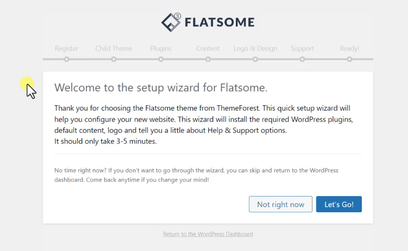 3 flatsome安装向导