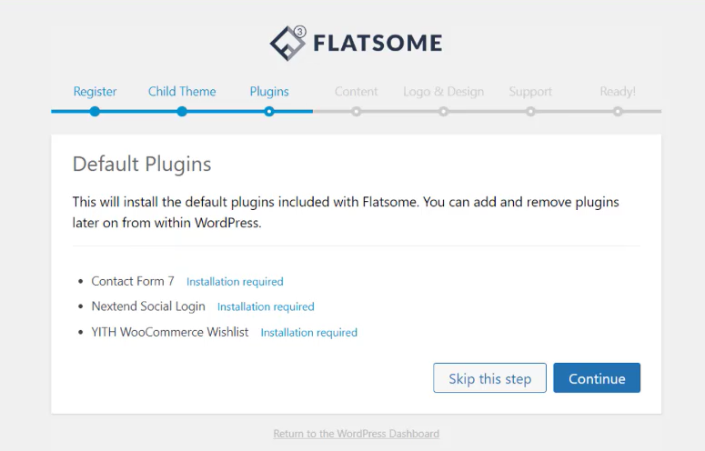5 flatsome必备插件安装