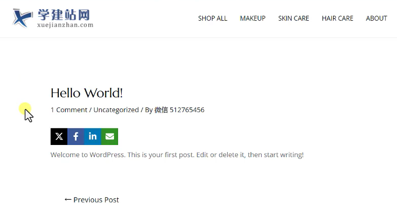 5 Novashare分享按钮显示效果