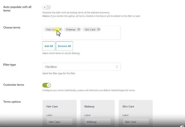 5 YITH WooCommerce Ajax Product Filte分类筛选