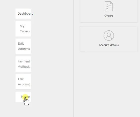 7 woocommerce customize myaccount page自定义按钮显示