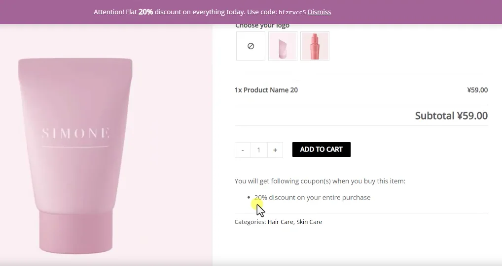 8 优惠券插件Smart Coupons产品优惠券