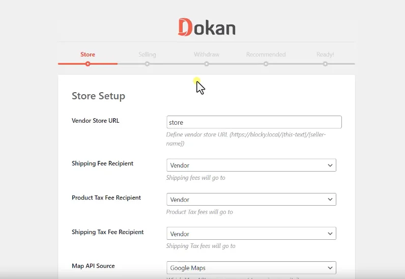 7-wp-dokan-dokan供应商界面设置