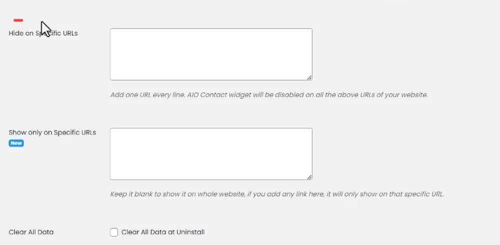 WP-AIO-Contact-12-设置在线客服显示页面