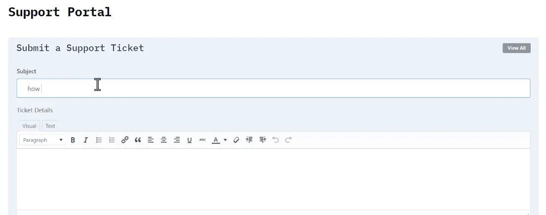 WP-Fluent-Support-7-提交支持票