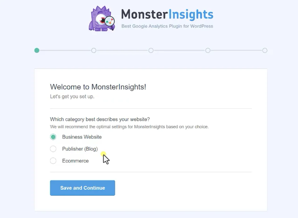 WP-monsterinsights-7-配置向导