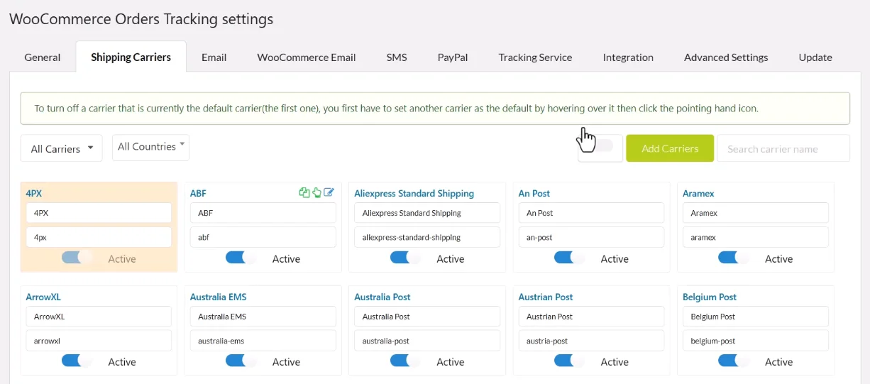 woocommerce-orders-tracking-4-物流配置
